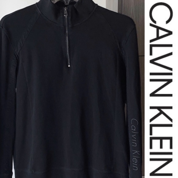 Calvin Klein Quarter Zip Sweater - Picture 1 of 4